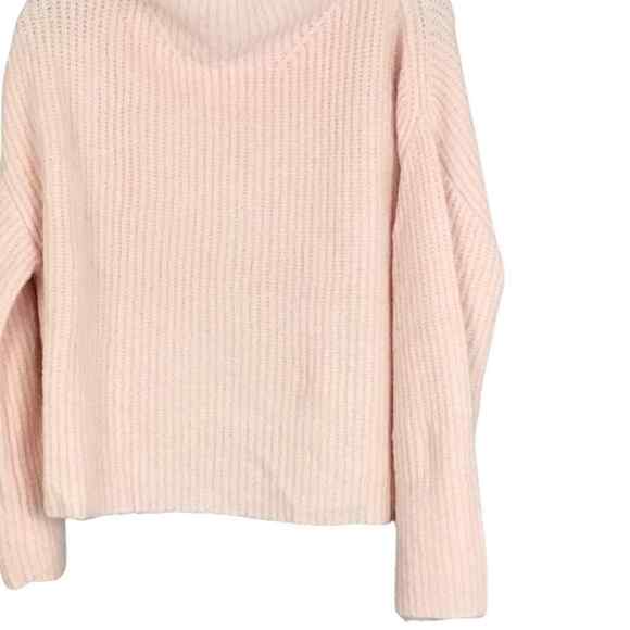 Line Womens XS Peach Mock Neck Knit Sweater Long Sleeve Pullover NWOT - Picture 7 of 7